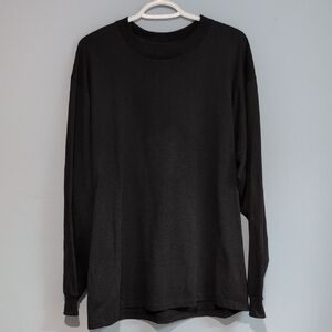 Platinum Plus Back Logo The Kids On The Block Black Long Sleeve Tee Size XL